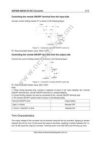 AGF600-48S30-6L Datasheet Page 9