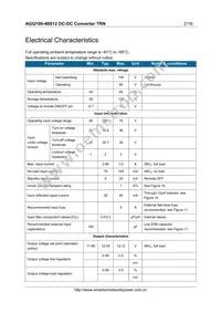 AGQ100-48S12B-6L Datasheet Page 2