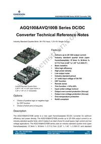 AGQ100-48S2V5-6 Datasheet Cover