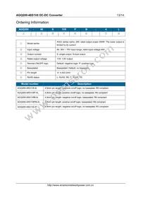 AGQ200-48S1V8PB-4L Datasheet Page 13