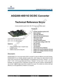 AGQ300-48S1V2PB-4L Datasheet Cover