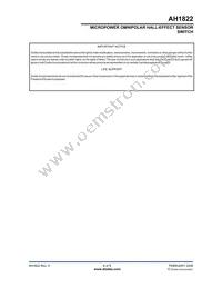 AH1822-FT4G-7-01 Datasheet Page 9