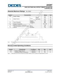 AH287-YG-13 Datasheet Page 4