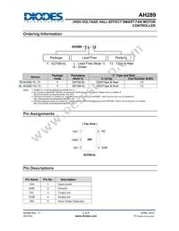 AH289-YG-13 Datasheet Page 2