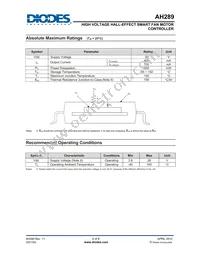 AH289-YG-13 Datasheet Page 4