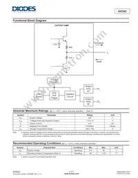 AH342-PL-B Datasheet Page 2