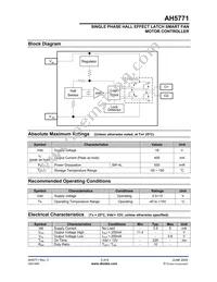 AH5771-PG-B Datasheet Page 3