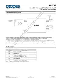 AH5798-WTG-7 Datasheet Page 2