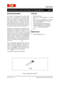 AH9279Z4-G1 Datasheet Cover