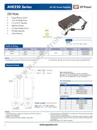 AHE220PS12C6 Datasheet Cover