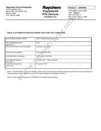 AHR1000 Datasheet Page 2