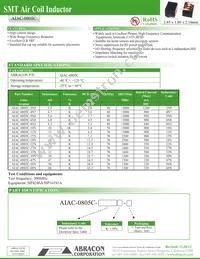 AIAC-0805C-6N8K-T Datasheet Cover