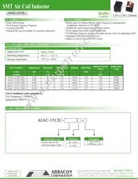 AIAC-1512C-18N5J-T Datasheet Cover