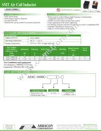 AIAC-1606C-06G-T Datasheet Cover
