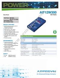 AIF12W300-NTL Datasheet Cover