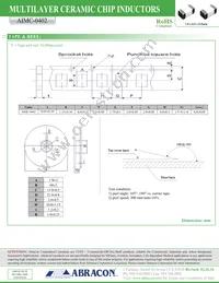 AIMC-0402-4N7S-T Datasheet Page 3