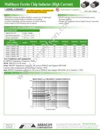 AIML-1206HC-100M-T Datasheet Cover