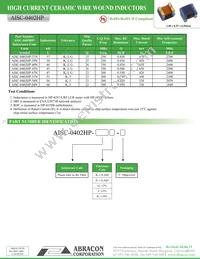 AISC-0402HP-9N5J-T Datasheet Page 2