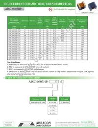 AISC-0603HP-8N2J-T Datasheet Page 2