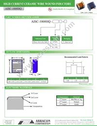 AISC-1008HQ-82NJ-T Datasheet Page 2