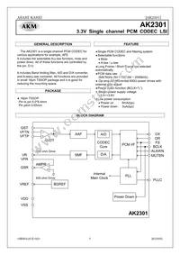 AK2301 Datasheet Cover