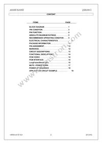 AK2301 Datasheet Page 2