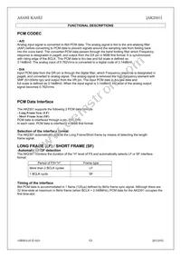 AK2301 Datasheet Page 13