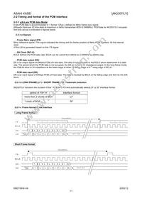 AK2307LV Datasheet Page 11