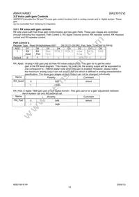 AK2307LV Datasheet Page 15