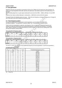 AK2307LV Datasheet Page 22