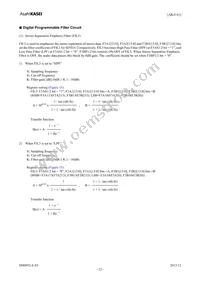 AK4141EQ Datasheet Page 23