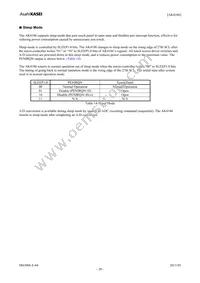 AK4186EN Datasheet Page 20