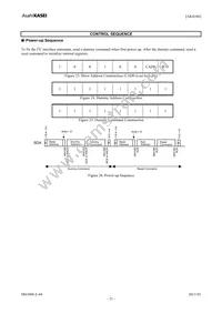 AK4186EN Datasheet Page 21