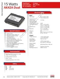 AK42A-048L-033D025SM Datasheet Cover