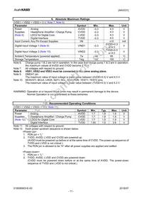 AK4331ECB Datasheet Page 11