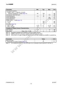 AK4331ECB Datasheet Page 13