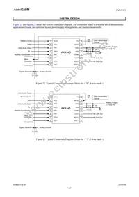 AK4345ET Datasheet Page 23