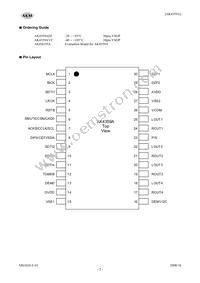 AK4359AEF Datasheet Page 2