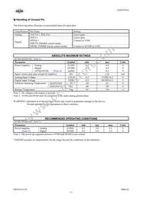 AK4359AEF Datasheet Page 5
