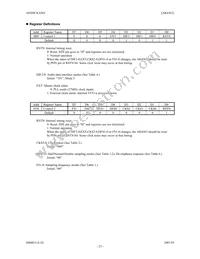 AK4363VF Datasheet Page 23