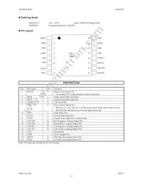 AK4381VT Datasheet Page 2