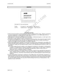 AK4393VF Datasheet Page 22