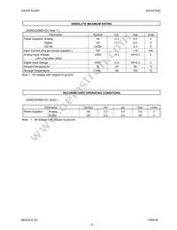 AK4516AVF Datasheet Page 5