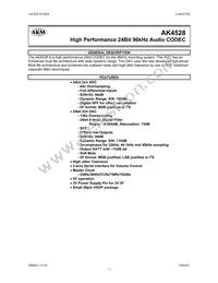 AK4528VF Datasheet Cover