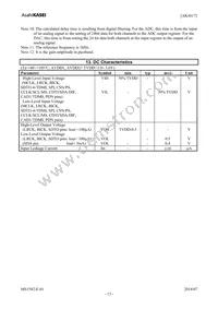 AK4617VQ Datasheet Page 13