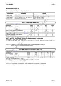 AK4621EF Datasheet Page 6
