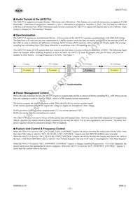 AK5371A Datasheet Page 12