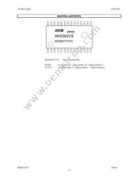 AK5383VS Datasheet Page 19