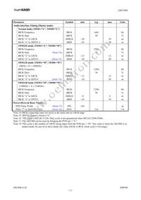 AK5388EQ Datasheet Page 12