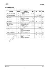 AK8135F Datasheet Page 5
